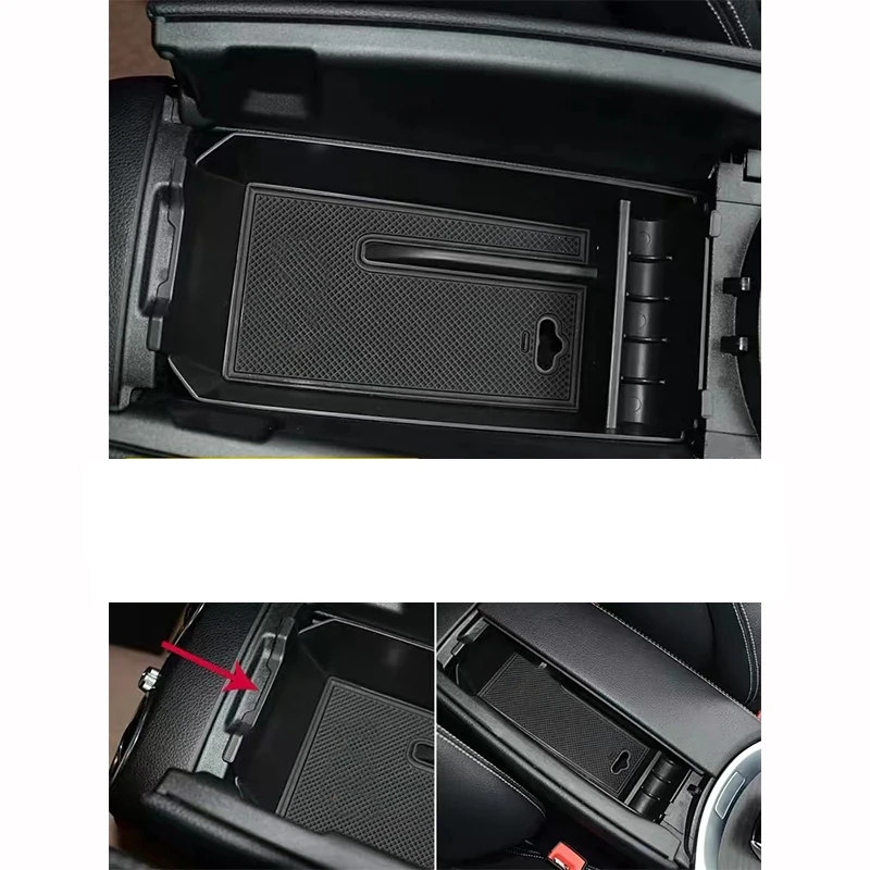 Car Center Console Non Slip Armrests Cover Mat Accessories For W205 W204  W203 W213 W212 X156 X253 W176 W177 C117 W222 W221 AMG - AliExpress