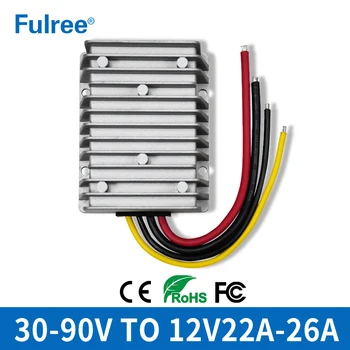 

30-90V to 12V 250W 300W DC DC Buck Power Converter Step Down Voltage 24V 36V 48V 60V 72V 84V to 12V Module Vehicle Power Supply