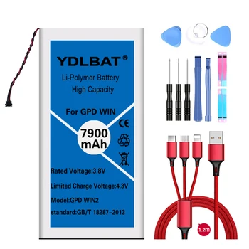 

100% new battery for GPD WIN for GPD WIN1 for GPD WIN forGPD battery for GPD WIN mini palmtop battery+tool 7900mAh