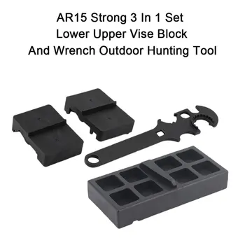 

3 PCS Car Tool Kit AR15 Rifle Lower & Upper Vise Block & Wrench Outdoor Hunting Gun Tools