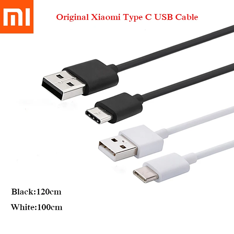 

Original Xiaomi 2A Type C USB Cable Fast Charge Data SYNC Line For Mi F1 CC9 6 8 SE 9 SE Mix 2S Max 3 Redmi Note 7 Pro K20 Pro
