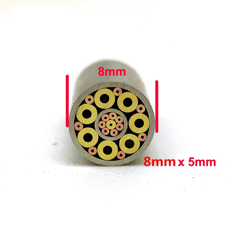 1set/bag,17mm x 6mm Stainless steel Knife Handle Flat head hex Chicago Screws with Patterned rivets Suitable for 6mm hole