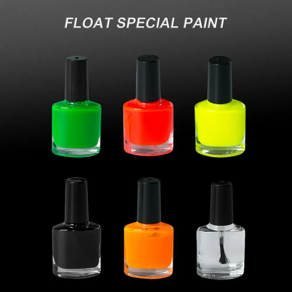 8ml Reflective Fishing Float DIY Fluorescent Paint Clear Lightweight Tail Painting Indicator Buoy Paint for Angling