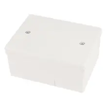 Прямоугольная КАБЕЛЬНАЯ СОЕДИНИТЕЛЬНАЯ КОРОБКА для подключения провода 100 мм x 75 мм