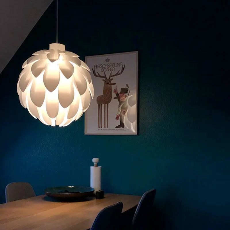 PVC Hand Made Chandelier Light Nordic Design Drop for Living room Kids' Bedroom Decoration Lamp Warm Dinning Table | Лампы и