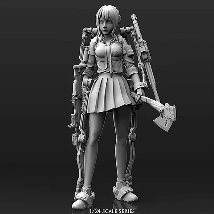 1/24 полимерная Модель Строительный набор фигурка солдата