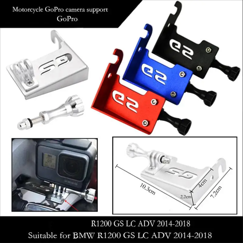 

yiwa Front Left Camera Bracket for GoPro for BMW R1200 GS LC ADV 14-18
