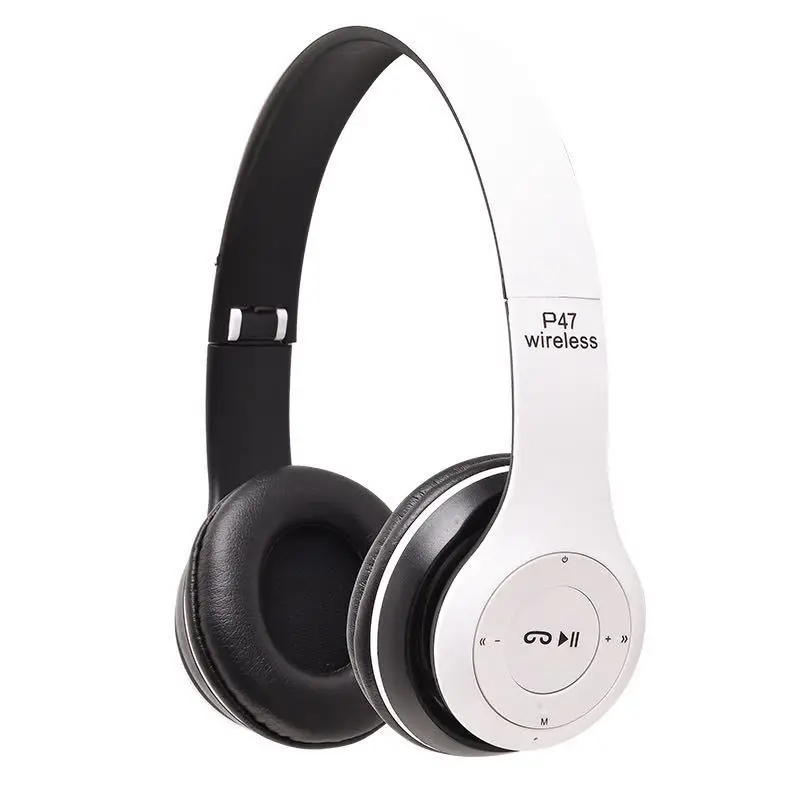 9D HIFI Stereo Foldable Wireless Headphones Bluetooth Headset with mic support SD card For mobile xiaomi iphone sumsamg tablet