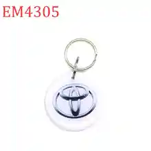 125 кГц идентификационная карточка, автомобильный брелок с логотипом, бирки близость EM4305 EM4205 RFID перезаписываемый для контроля доступа 1
