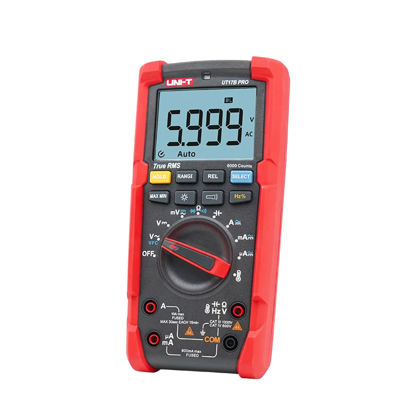 Цифровой мультиметр UNI T UT15B PRO / UT17B функция True RMS 1000 В переменного/постоянного тока