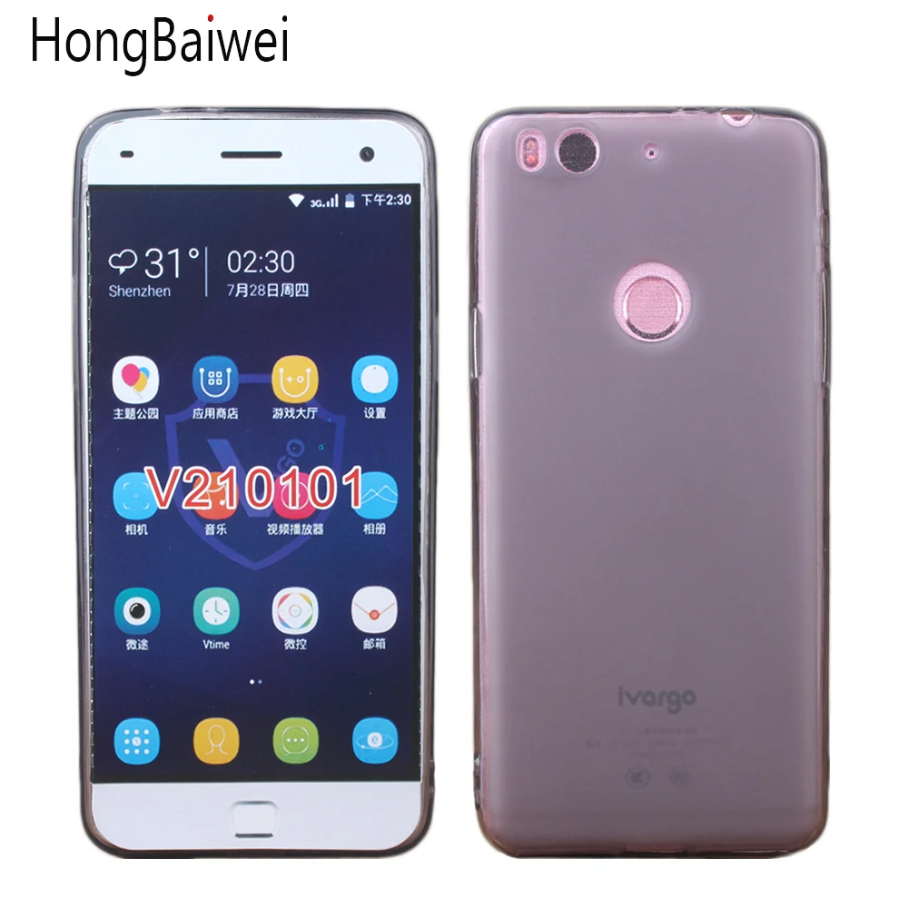 Ультра мягкий мобильный телефон защитный чехол для IVARGO V210101 ультратонкий