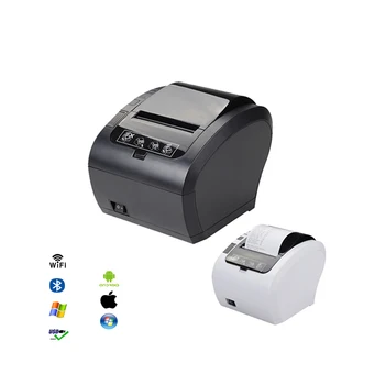 High Quality 80mm Thermal Receipt Printer Auto cutter Bill printer WIFI/Bluetooth/USB/LAN/RS232 Kitchen Restaurant POS printer 5pcs 58mm thermal printerusb interface pos receipt printer high speed kitchen restaurant bill ticket portable printer