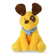 Peek A Boo собака плюшевая кукла музыкальная собака с игрушка со звуком для ребенка