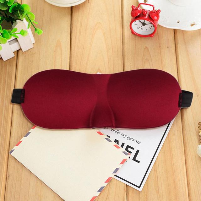 3D Sleep Mask Natural Sleeping Eye Mask Eyeshade Cover Shade Eye Patch Women Men Soft Portable Travel Eyepatch #245325