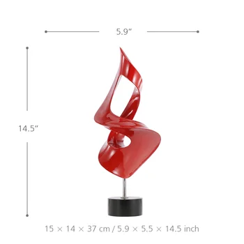 

Tomfeel Sculpture Modern Torch Figurines Craft Resin Ornament Abstract Office Home Decoration Accessories Delicate Gift