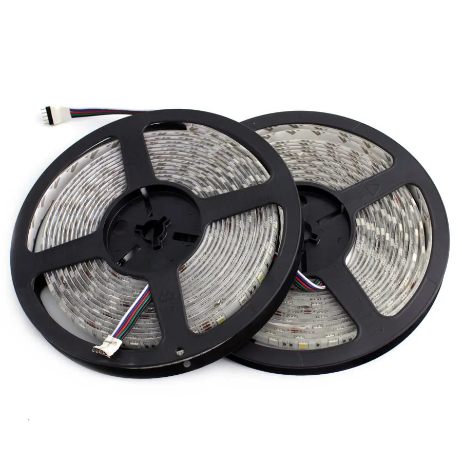 Светодиодная светильник 5050 RGB RGBW RGBWW 24 В 5 м 60 светодиодов/м светодиодные ленты