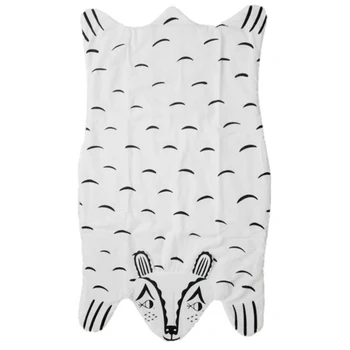 

Soft Cotton Baby Kids Game Mat Rug Children Cartoon Bear Blankets Animal Carpet Warm Play Mats Carpet Kids Room Decoration Gif