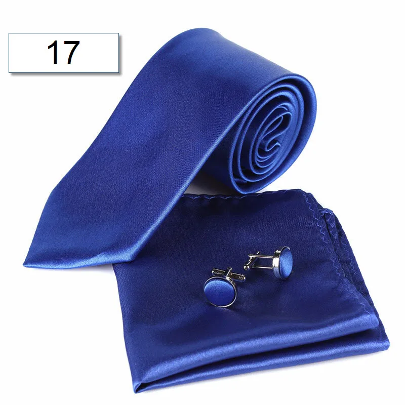 8 см мужские галстуки карманные Квадратные Запонки Набор для шеи галстук носовые платки свадебный бизнес галстук жениха 160 наборы
