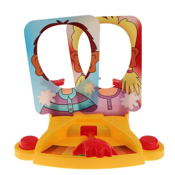 

Hit Face Game Double Pie Cream Face Machine Interactive Family Trick Toy