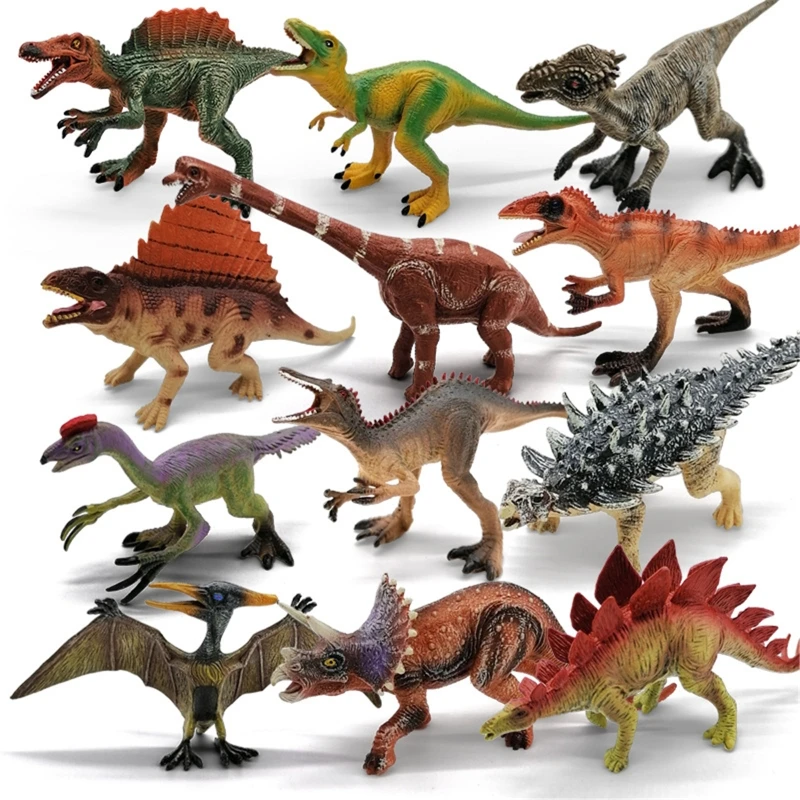 large plastic dinosaurs