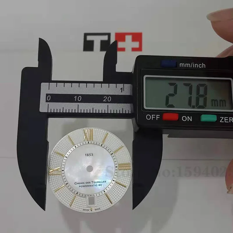 27,8 мм часы циферблат для T099207A женские механические T099 часы текстовые часы аксессуары T099207 Ремонт частей
