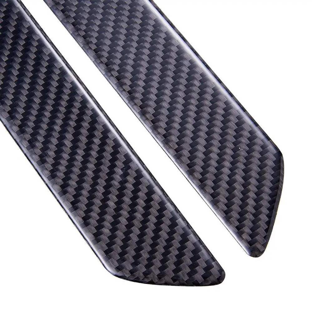 Car Door Sill Scuff Plate Universal Auto Entry Threshold Cover Panel Carbon Fiber Step Protective Decorative Sticker Guard