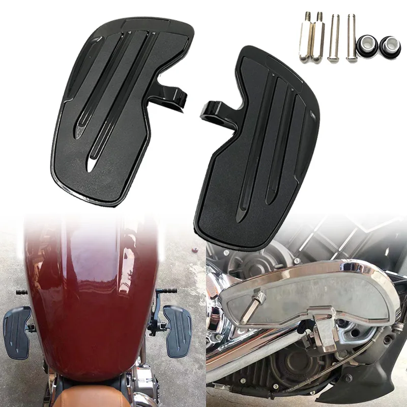 Aluminum Front Rider Floorboards Foot Pegs Footboard Fits For Indian