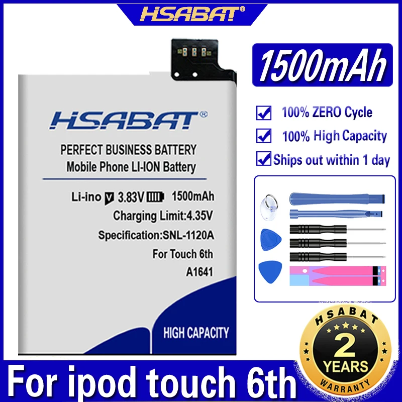 Replacement Battery For IPod Touch 6th Gen 1043mAh 020-00425 Replacement  Battery For IPod Touch 6th Gen - 1043mAh, Model 020-00425, 16GB-128GB IPod  6th Gen Battery