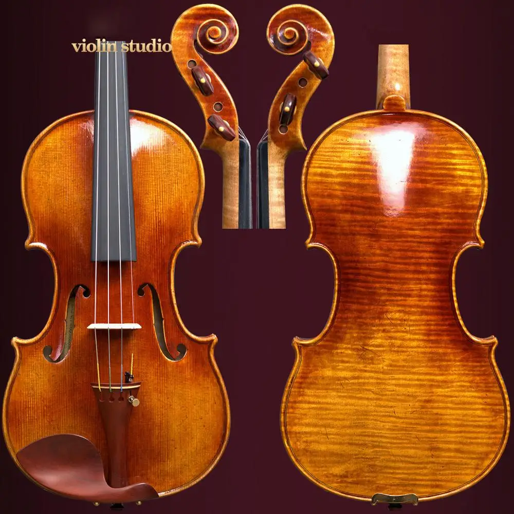 Высокое качество копирования Stradivarius 100% в итальянском стиле ретро масло Лаки