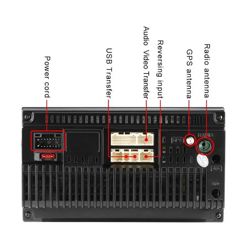 VODOOL A3 2 DIN Android WiFi gps FM MP5 плеер 7 дюймов RCA аудио выход подключаемый сабвуфер автомобильный в тире стерео Bluetooth