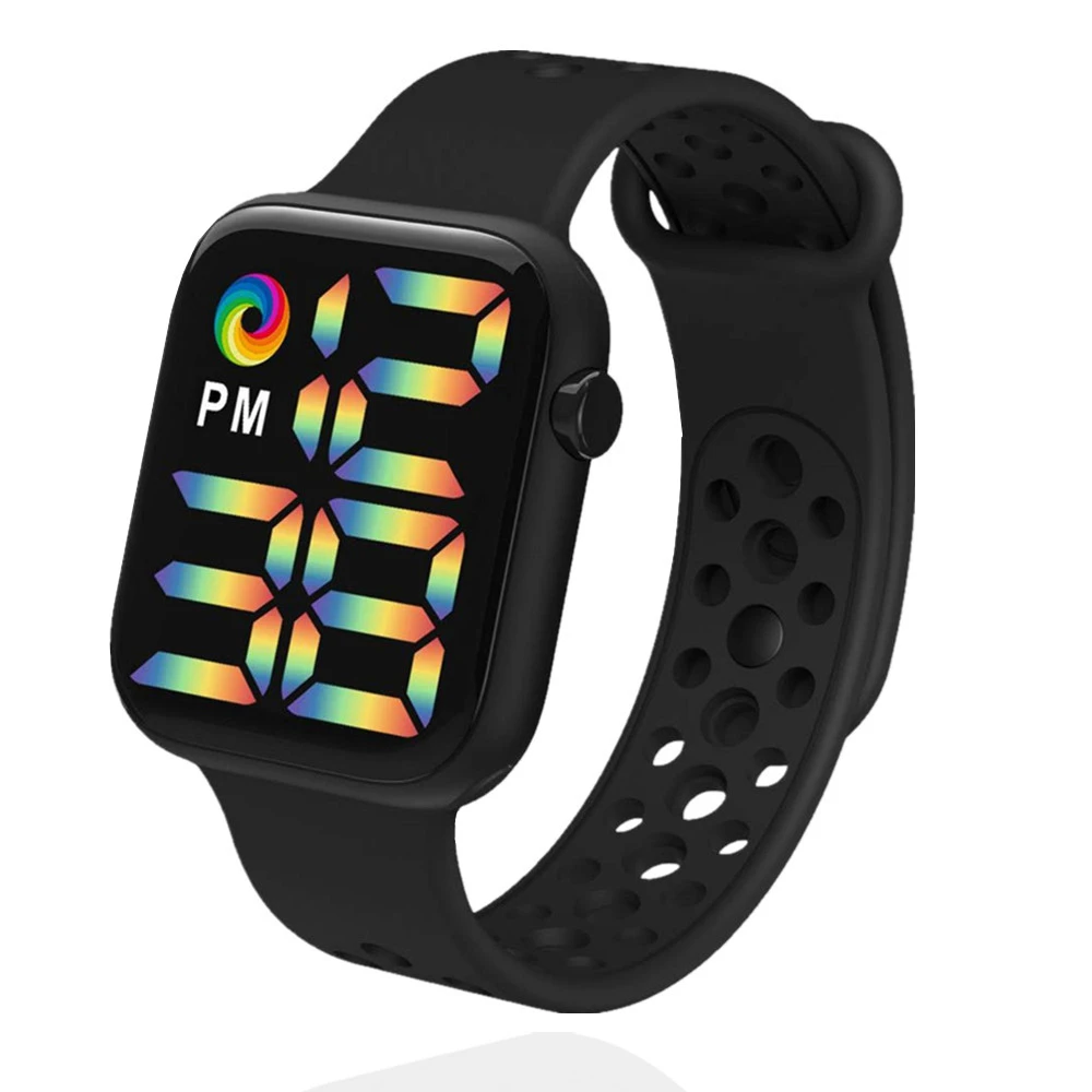 2021 New Men's Wrist Watches LED Digital Business Watch for Men Sports Silicone Strap Watch Electronic Clock Hodinky Reloj Hombr