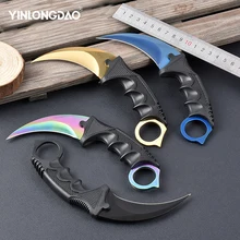 CS GO Тактический коготь Шейный нож стальные коготь ножи охотничий нож Походный походный Походный для самообороны охотничий нож для выживания DIY Инструменты Нож