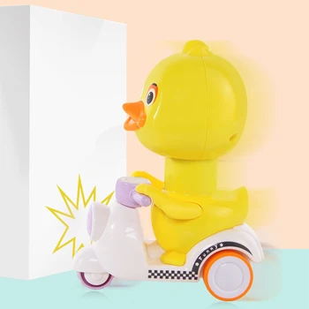 

Cute Cartoon Toys Gift Little Duck Model Mini Toy Car Pull Back Cars Toy Vehicles Children Bedroom Decor