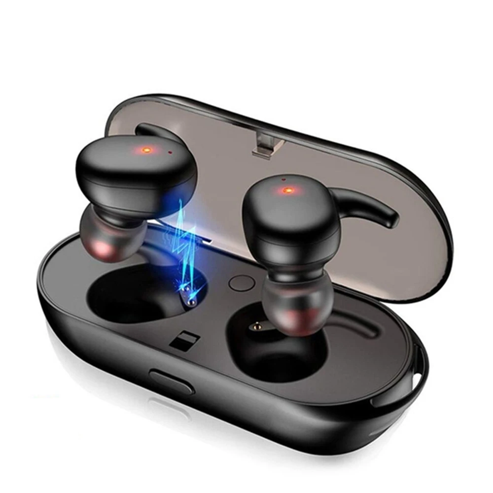 TWS Fingerprint Touch Bluetooth 5 0 Earphones Wireless 4D Stereo Earphone Active Noise Cancelling Gaming Headset With Micphone