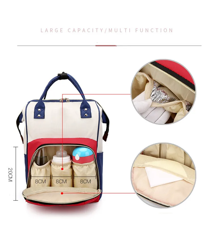Рюкзак Mommy Bag ранец Mochila, с молнией, брезент, беременности и родам дорожная сумка мешок пеленки младенца Детские Коляски Сумки для мам, сумка для подгузников рюкзак