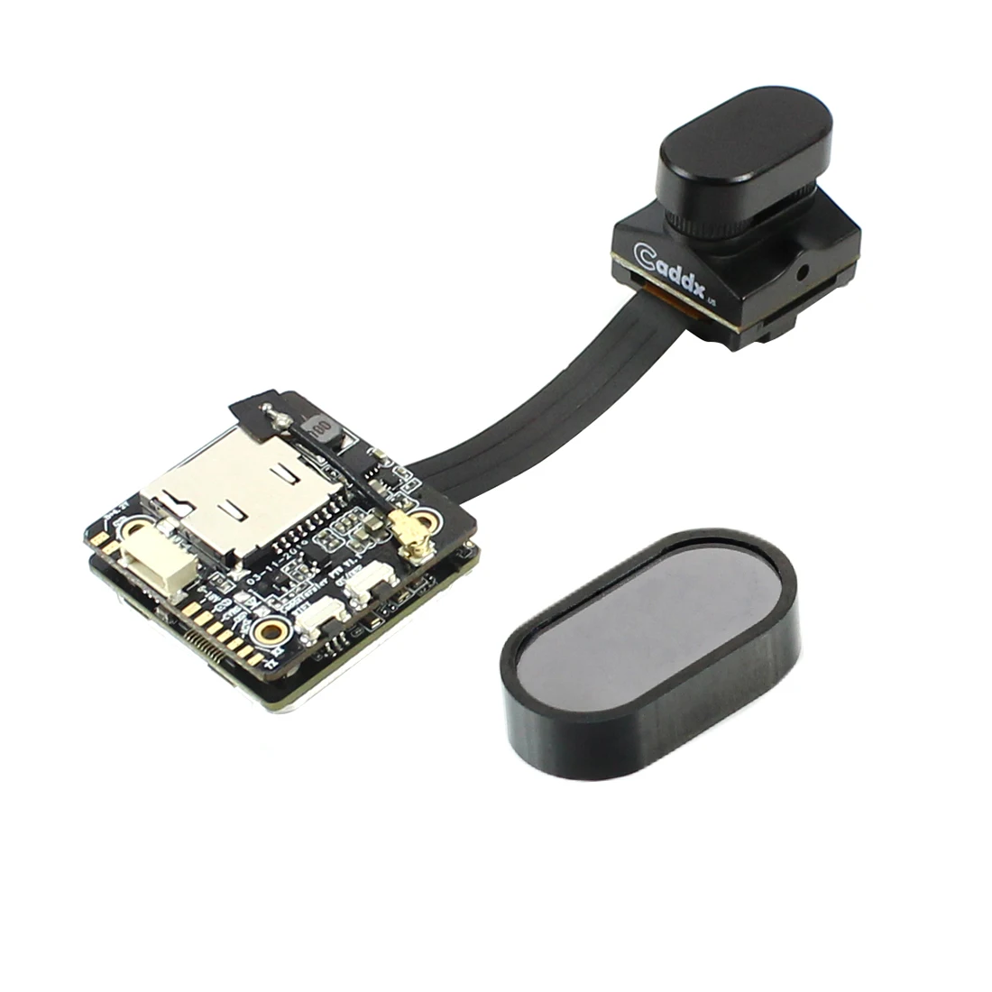Caddx Tarsier 4K 1200TVL двойной объектив Супер WDR WiFi FPV камера HD Запись DVR Аудио OSD 256GB ND фильтр для Cinewhoop RC Дрон - Цвет: Black with Filter