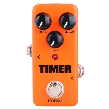 

KOKKO Guitar Mini Effects Pedal Timer - Digital Delay Effect Sound Processor Portable Accessory for Guitar and Bass, Exclude Pow