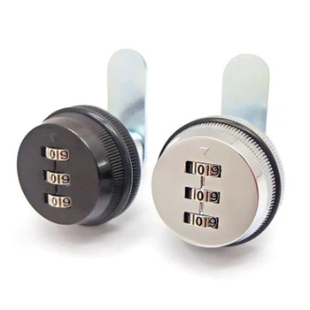 

20mm 3-Digit Mechanical Password Lock Zinc Alloy Combination Cabinet Cam Lock Home Keyless Letter Box Drawer Cabinet Door Lock