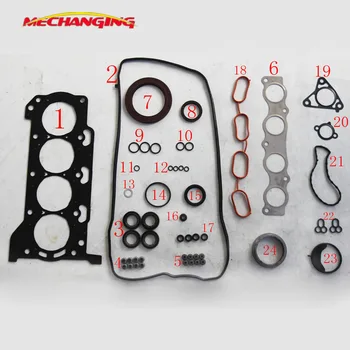 

1ZRFE 2ZRFE For TOYOTA COROLLA 1.6L AURIS 1.8L Metal Engine Parts Full Set Engine Gasket Auto Parts 04111-37091 50281600