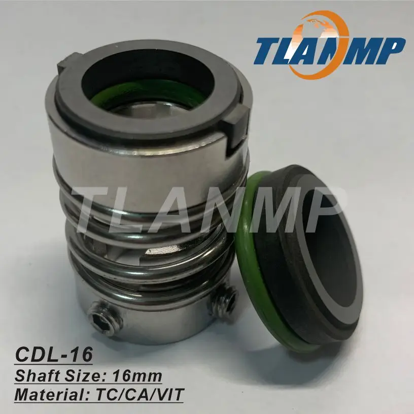 CNP-CDL16 , CDL-16/WBF14 , YFT-16 (CH-16) TLANMP Mechanical Seals For Shaft Size 16mm CNP-CDL CDLK/F-8/12/16/20 Pumps