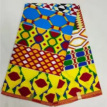 Mitex Печать Ткани Хлопчатобумажные для изготовления платьев юбки/африканские ткани Kitenge ткани африканская Pagne NAR-30