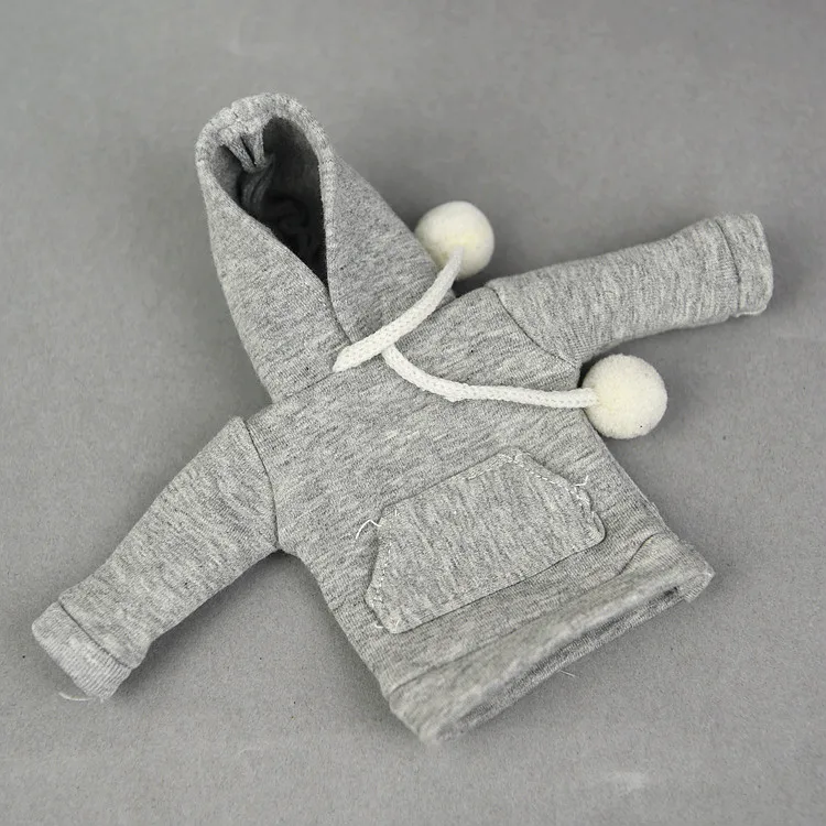 1/6 bjd Sweatshirt for barbie blyth Clothes Doll Accessories ropa boneca casa Parka Outfit for barbies vestiti baby toy 1 pcs - Цвет: grey Sweatshirt