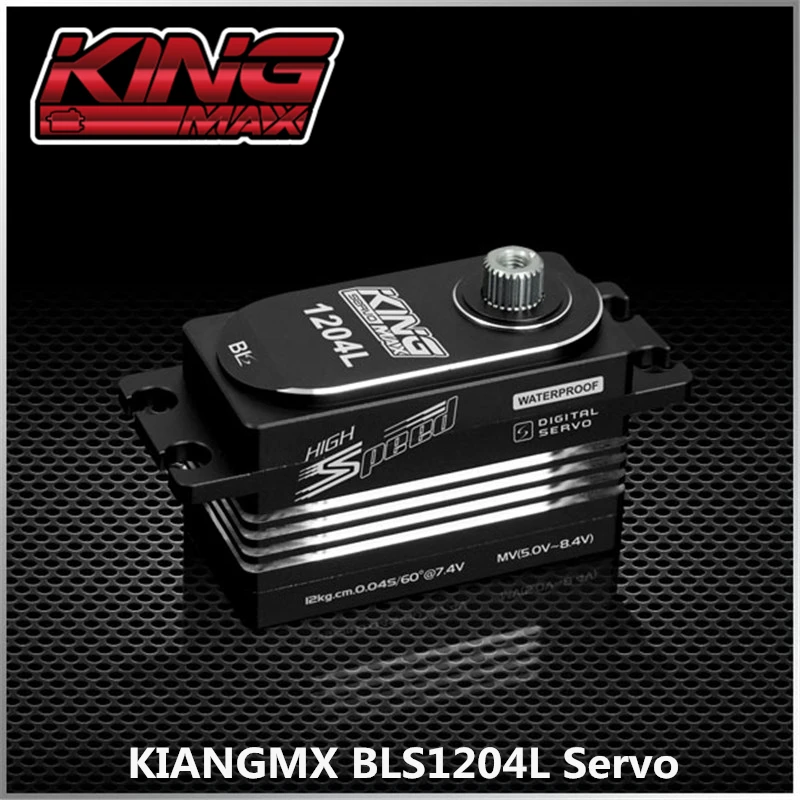 KINGMAX 25T высокоскоростной serise BLS1204L- 50 г 12кг. См низкий профиль полный ЧПУ Алюминиевый корпус мини цифровой бесщеточный сервопривод