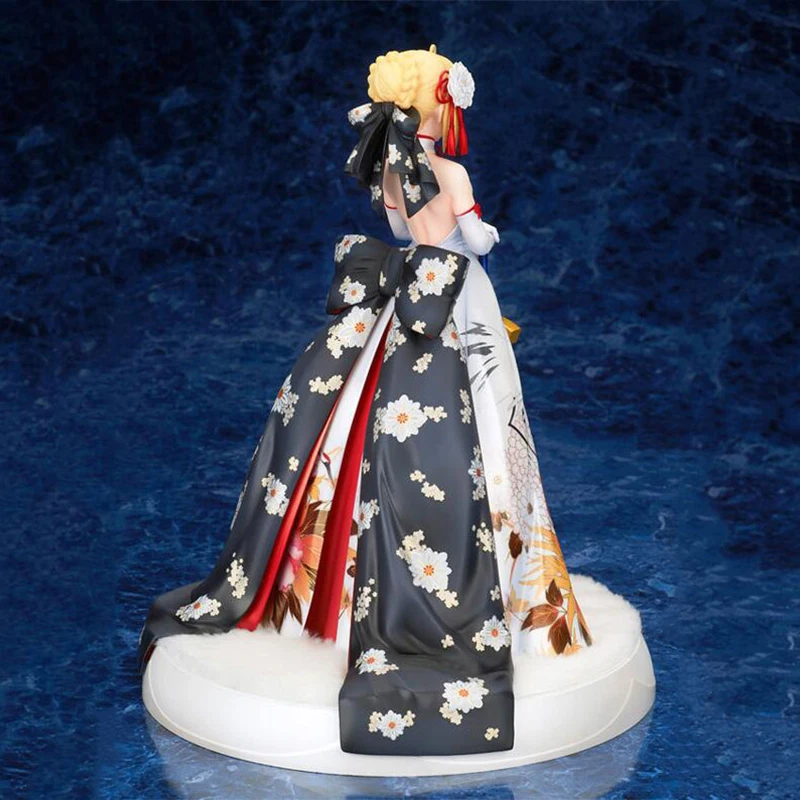 25,5 см Saber Fate/Grand для соблазнительное кимоно Рисунок Аниме Драконий жемчуг экшн роспись фигурка Сэйбер Коллекционная Кукла Статуэтка