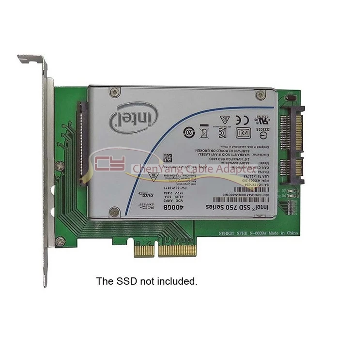 PCI-E 3,0x4 полосы к U.2 U2 комплект SFF-8639 Хост адаптер для Материнская плата Intel& 750 NVMe диск PCIe SSD