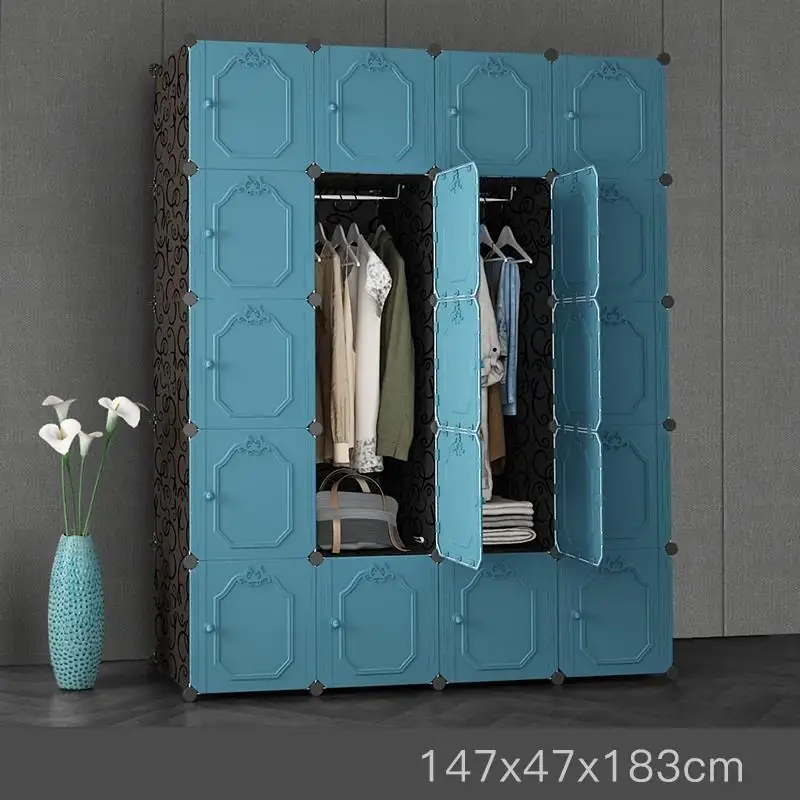Version H Penderie Chambre Rangement Ropero Yatak Odasi Mobilya Armario Tela мебель для спальни шкаф Guarda Roupa гардероб - Цвет: Version H