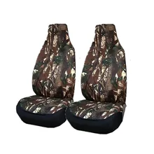 Hunting Camouflage Front Car Seat Cover Protector Polyester Seat Back Cushion Pad Mat Backrest For Auto Interior Truck Suv Van