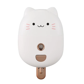 

40ML Nano Spray Hydrating Device Handheld Portable Charging Humidifier Alarm(White)