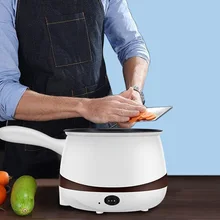 1-2L мини-кастрюля для приготовления пищи, многофункциональная электрическая сковорода, 300-600 Вт, бытовая, 110 В, электрическая Пароварка, мультиварка