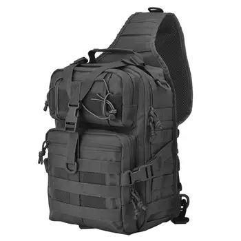 

Men Tactical Backpack Military Sling Bag Army Molle Waterproof Single Shoulder Rucksack Chest Pack Outdoor Camping Hunting Pack
